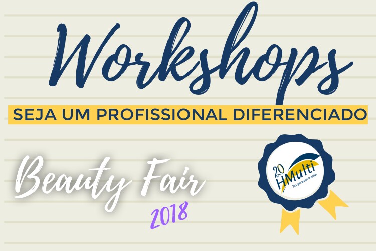 Workshops Gratuitos na Beauty Fair 2018 Workshops Gratuitos na Beauty Fair 2018