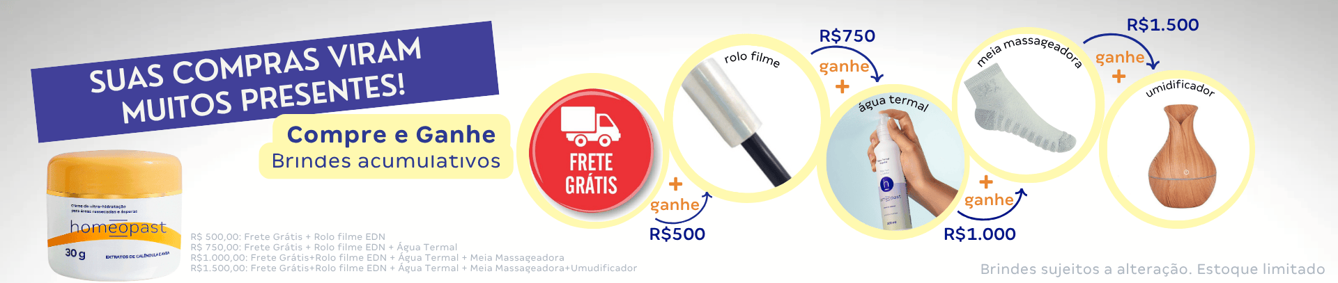 Promoção compre e ganhe
