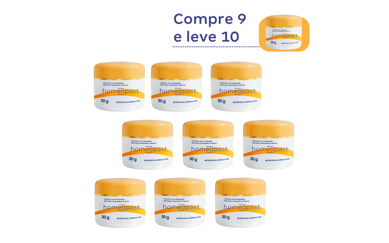 homeopast ULTRA HIDRATAÇÃO 30g - Compre 9 leve 10