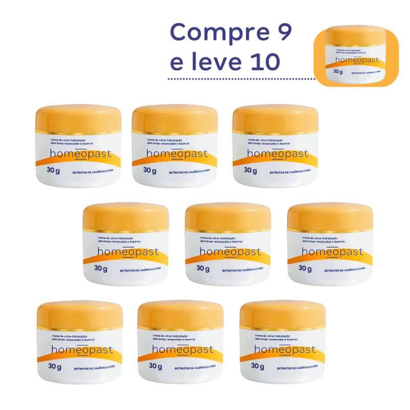 homeopast ULTRA HIDRATAÇÃO 30g - Compre 9 leve 10