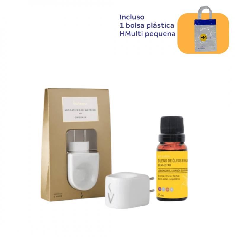 Kit Aromatizador de Energia - Plug Cerâmica