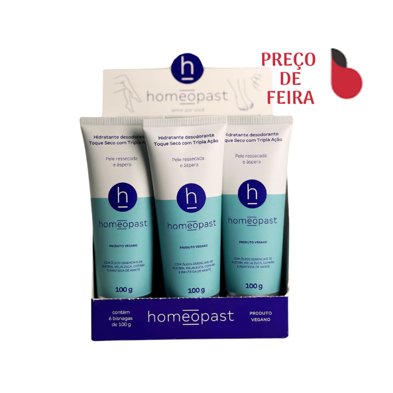 homeopast TOQUE SECO com TRIPLA AÇÃO -  Caixa com 6 