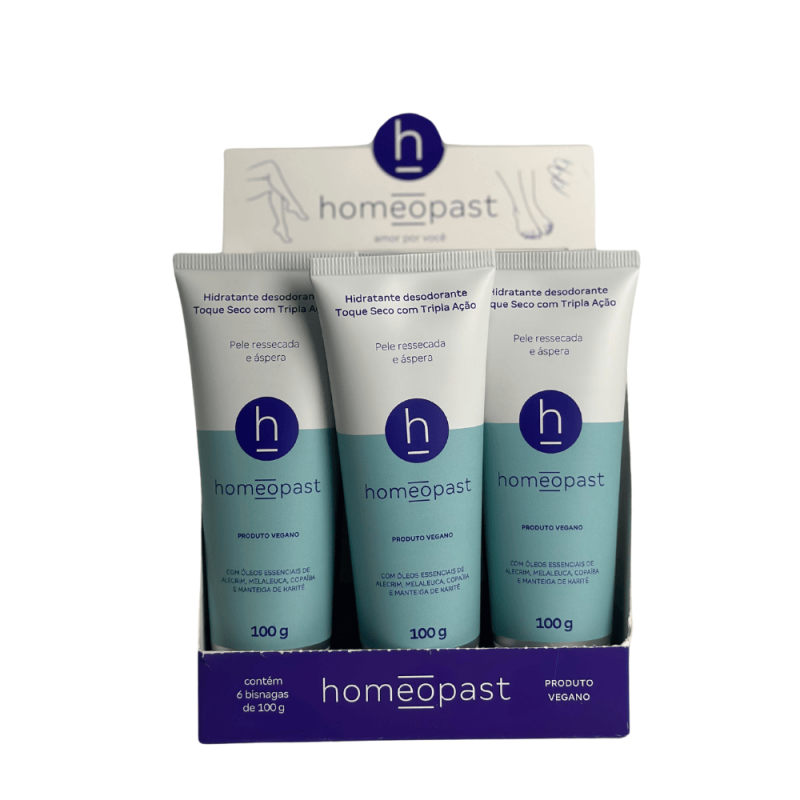 homeopast TOQUE SECO com TRIPLA AÇÃO -  6 unidades de 100g