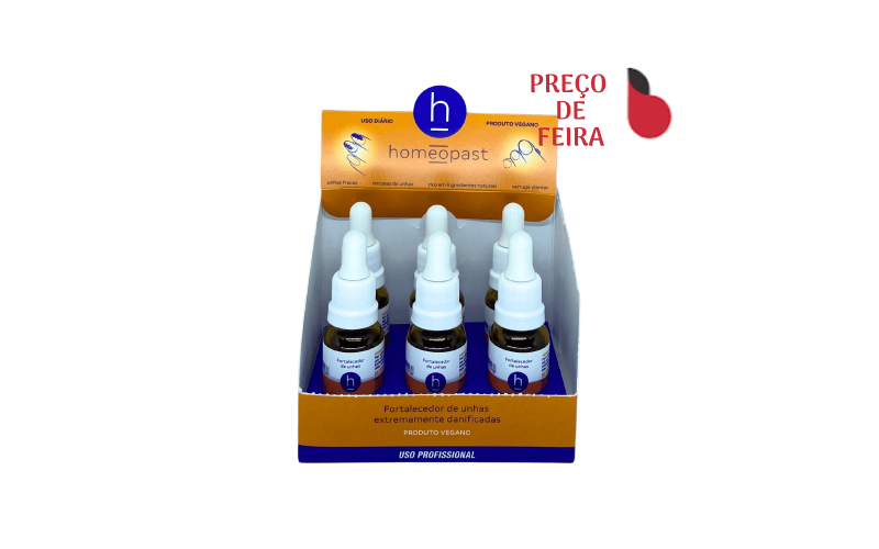 homeopast - FORTALECEDOR DE UNHAS 18ml - CAIXA COM 6