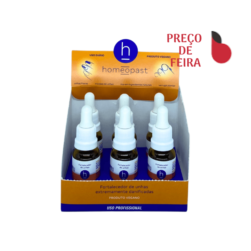 homeopast - FORTALECEDOR DE UNHAS 18ml - CAIXA COM 6
