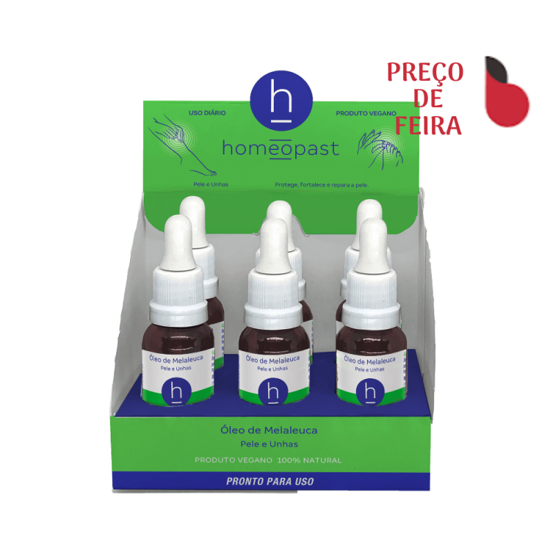 homeopast - ÓLEO DE MELALEUCA, pronto para uso - Caixa com 6
