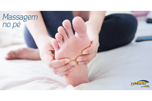 Massagem no pé Massagem no pé